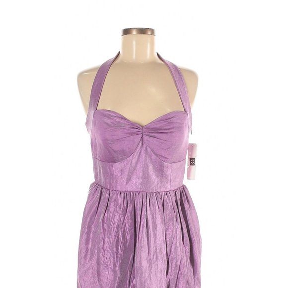 Laundry By Design Violet Cocktail Party Dress - Picture 4 of 8